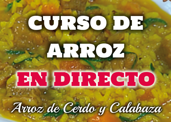 CURSO DE ARROZ DE CERDO Y CALABAZA